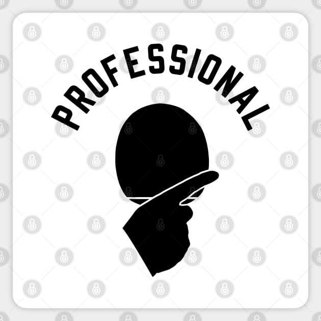 PROFESSIONAL TABLE TENNIS PLAYER Sticker by TheCreatedLight